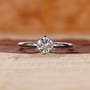 solitaire engagement ring with nature inspired engagement ring style.

