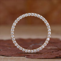 Custom diamond band crafted by Diamondrensu CA.
