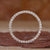 Custom diamond band crafted by Diamondrensu CA.
