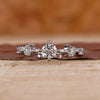 5 Stone Diamond Ring with round cut diamond ring.
