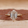 Diamond solitaire ring in a 6 claw prong setting and classic style.
