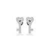 Love is The Key Lab-Grown Diamond Stud + Solid Gold Earrings