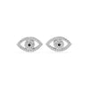 Evil Eye Lab-Grown Diamond Stud + Solid Gold Earrings