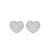 Chubby Heart Lab-Grown Diamond Stud + Solid Gold Earrings