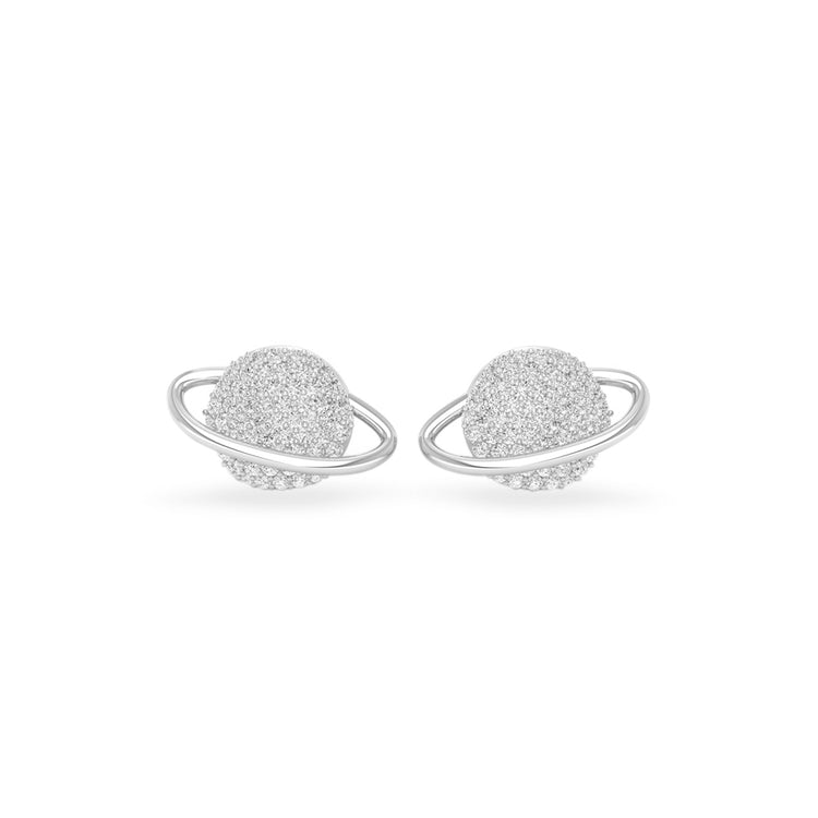 Planet Lab-Grown Diamond Stud + Solid Gold Earrings