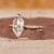 V prong setting solitaire diamond ring in yellow gold.

