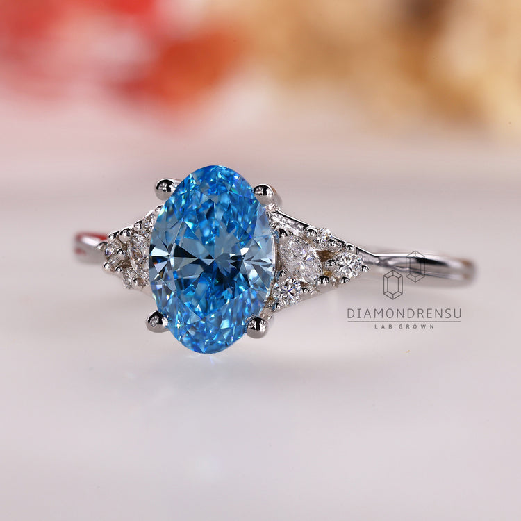 Buy Engagement ring in a muse setting style.
