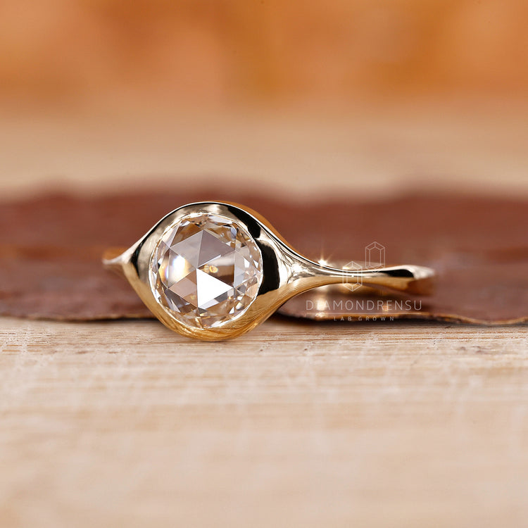 But engagement ring made as handmade ring
