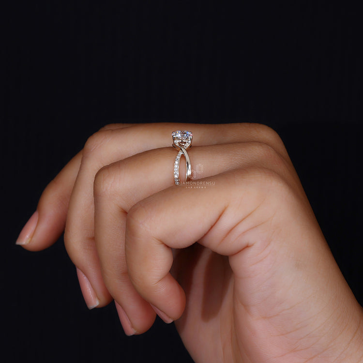 Customise ring with your preferred metal and stone.
