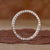 Yellow gold diamond band designed for daily wear.
