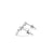 Semi-Circle Lab-Grown Diamond Stud + Solid Gold Earrings