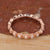 Handmade band crafted as full eternity wedding band.
