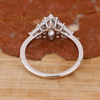 Buy Engagement ring with v prong setting.
