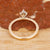 Buy Engagement ring in hidden halo engagement ring style.
