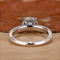 Buy Engagement ring with hidden halo engagement ring.
