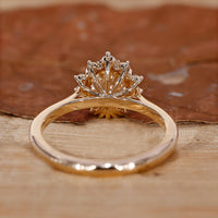 Buy Engagement ring with cathedral setting ring.
