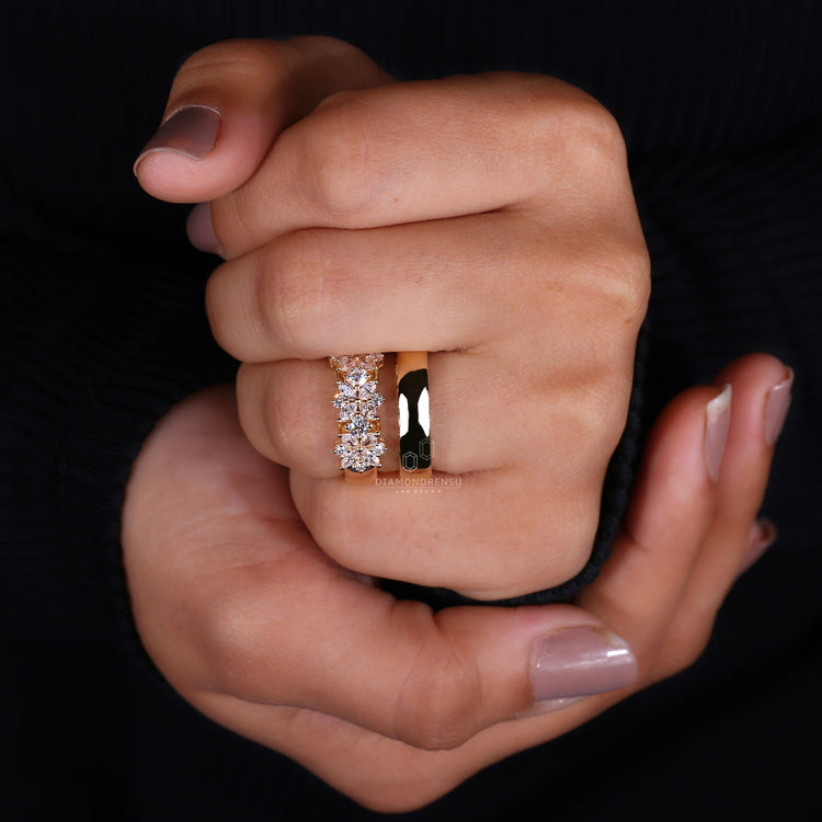 customise ring with prong setting feature.
