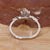 Buy engagement ring with Dutch marquise diamond and claw prongs.
