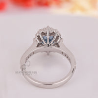 Buy Engagement ring with halo engagement ring.
