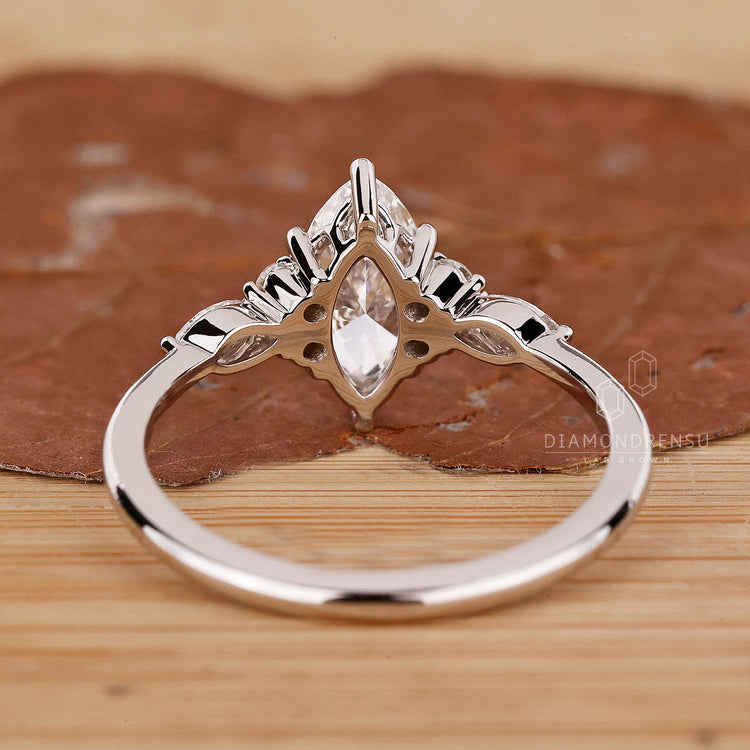 Buy Engagement ring with muse setting design.
