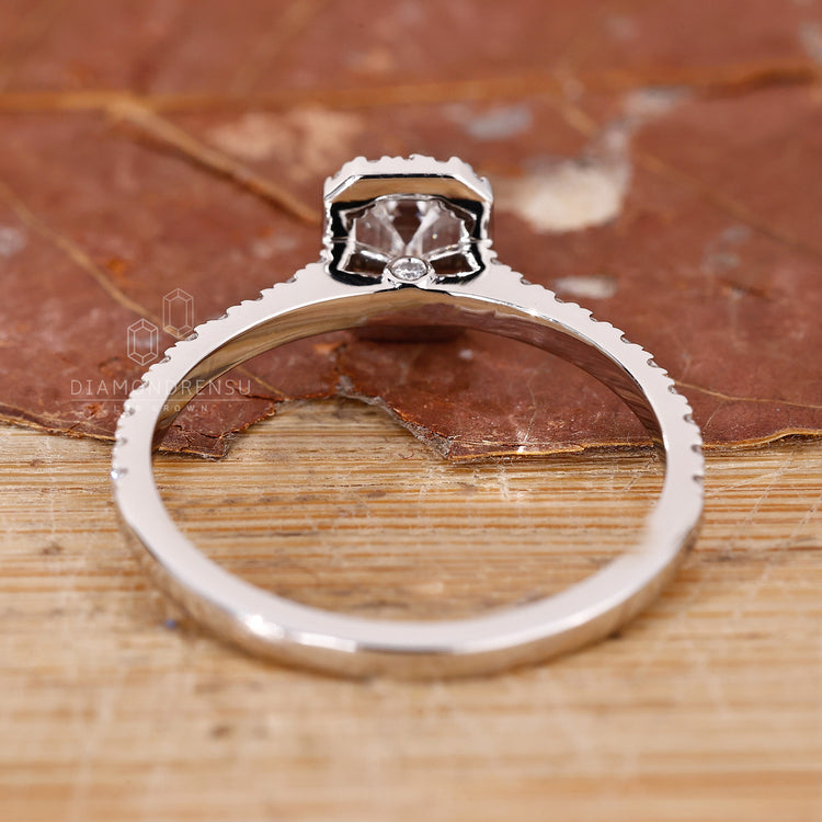 Buy Engagement ring with peekaboo diamond ring.
