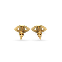 Evil Eye Lab-Grown Diamond Stud + Solid Gold Earrings