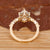 Shared Prong Ring featuring seven IGI certified diamonds.
