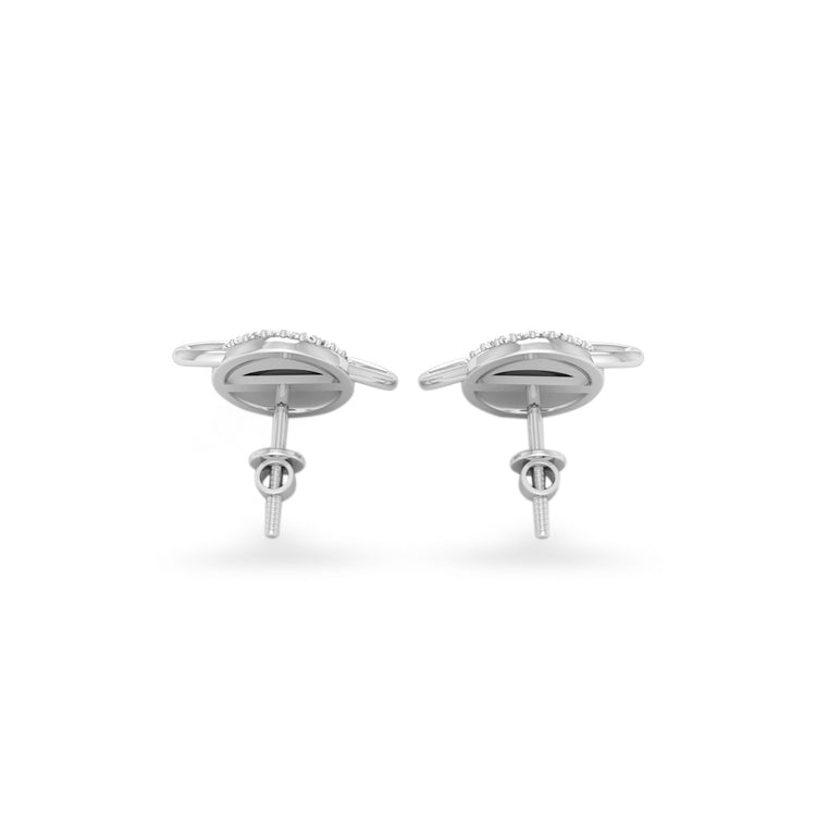 Planet Lab-Grown Diamond Stud + Solid Gold Earrings