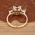 Handmade cushion cut diamond ring by Diamondrensu AU.
