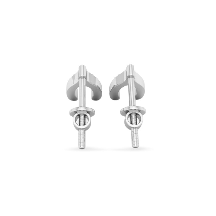 Make a Wishbone Lab-Grown Diamond + Solid Gold Stud Earrings