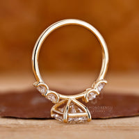 Buy Engagement ring with radiant diamond engagement ring.
