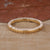 Diamondrensu CA wedding band made from lab grown stones.
