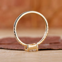 Buy Engagement ring featuring round cut pave setting.
