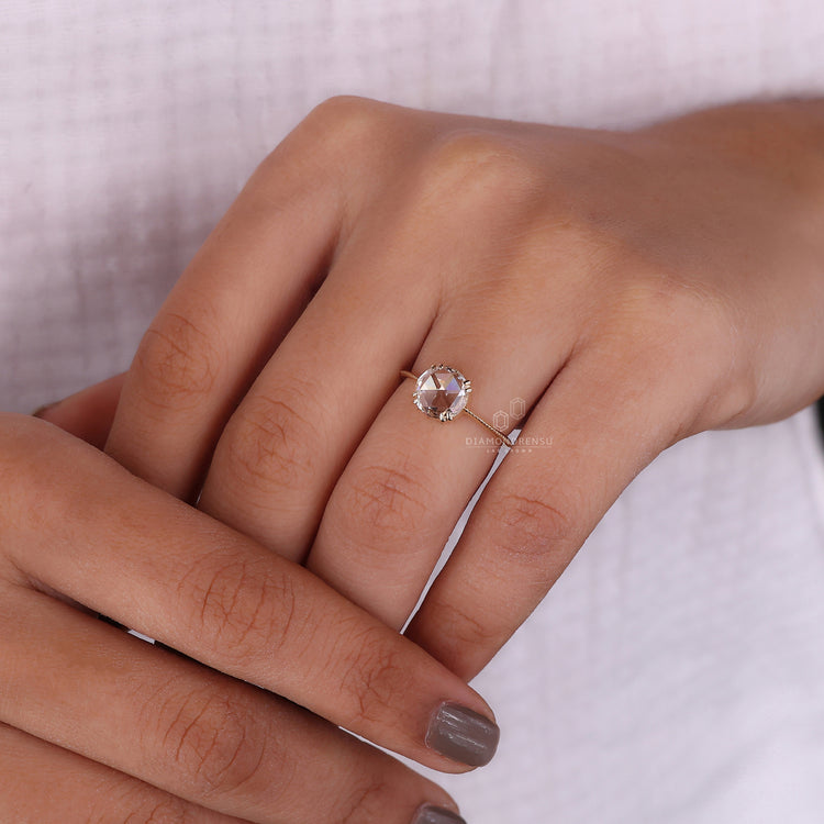 IGI certified solitaire engagement ring style.
