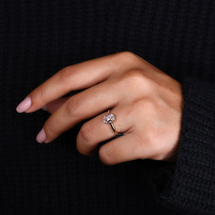 Customise ring crafted using Lab Grown Diamond.
