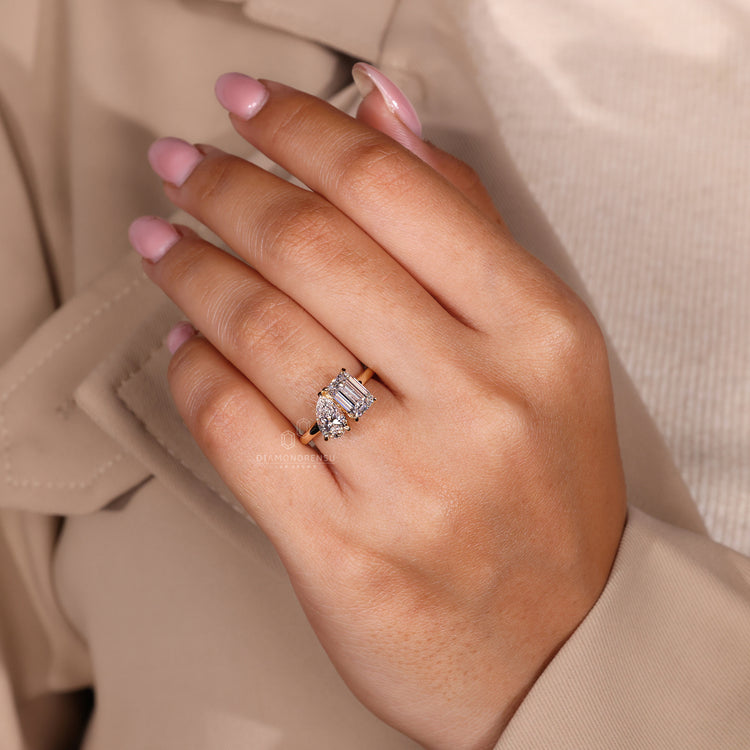 Buy Engagement ring with claw prong setting.

