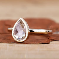 Buy pear rose cut engagement ring in Australia.
