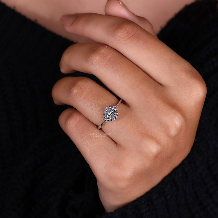 Customise ring set with Lab Grown Diamond.
