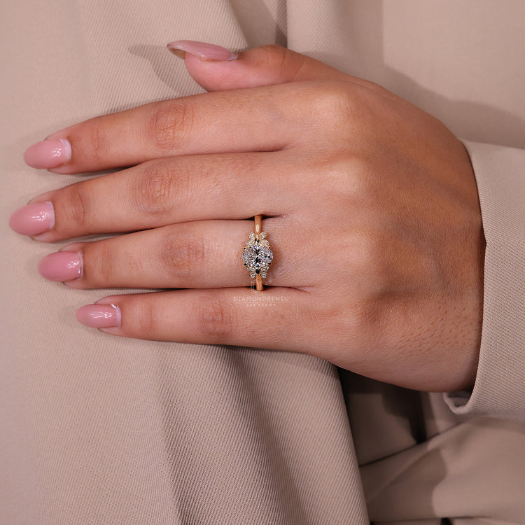 Customise ring using unique engagement ring design.
