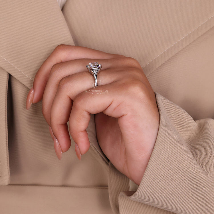Customise ring with bezel setting ring.
