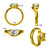 Oval Cut Lab-Grown Diamond East-West Curved Band Ring 2 CT