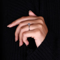 Buy engagement ring with solitaire diamond ring style.

