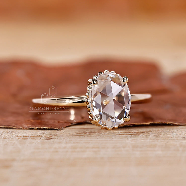 Lab Grown Diamond placed in IGI certified setting.
