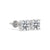 925 Silver Stud Earring Studded With 5 MM Round Cut Moissanite