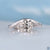Pear Curved Solitaire East West Ring 1.24 CT