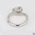Pear Curved Solitaire East West Ring 1.24 CT