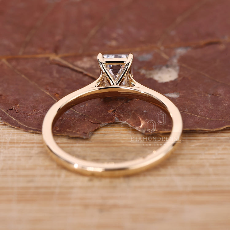 Handmade jewelry featuring lab grown diamond.
