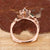 Buy Engagement ring with rose gold diamond ring.
