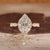 Vintage Dutch Marquise Diamond Ring with pave details.