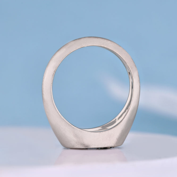 Custom birthstone ring with selected stones